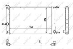 NRF 53926 EASY FIT Radiator, racire motor