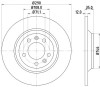 Disc frana CITROEN C5 III (RD) (2008 - 2016) KRIEGER 0950004256