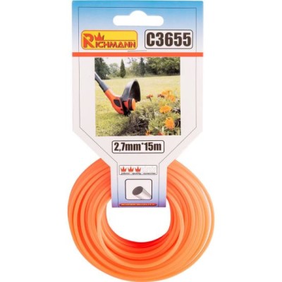 Fir rezerva cositoare, trimmer,​​​​​​​ 2.7 mm x 15 m, Richmann&amp;nbsp; GartenVIP DiyLine foto