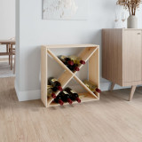 vidaXL Dulap de vinuri, 62x25x62 cm, lemn masiv de pin 821759