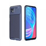 Husa Oppo A72 Lemontti Carbon Fiber Blue