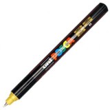 Marker UNI PC-1MR 0. 7 mm, varf metalic fin, auriu, Posca
