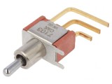 Comutator Basculant 3 Pozitii ON-OFF-ON 20VAC THT