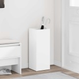 vidaXL Suport pentru umbrele Alb 25 x 24,5 x 64 cm Lemn compozit 899415