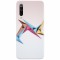 Husa silicon pentru Xiaomi Mi 9, Abstract Minimalistic Colors Triangles