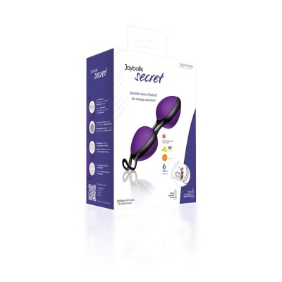 Bile Vaginale Joyballs Secret - Mov Cu Negru foto