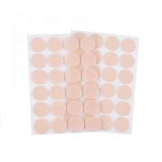 Set complet 24 buline arici autoadezive Crisalida, puf si scai, 25 mm, Nude