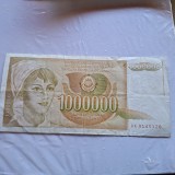 Yugoslavia 1000000 dinari 1989