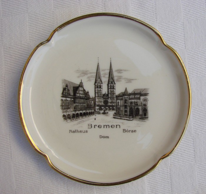 Farfurioara decorativa din portelan german ROSENTHAL Kronach