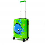 Troler Blue Whale Verde 55X40X24 CM ComfortTravel Luggage, Ella Icon