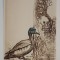 LA PESCUIT , CARTE POSTALA EMBOSATA , REPRODUCEREA UNEI GRAVURI , CLASICA