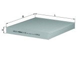MAHLE LA 343 Filtru, aer habitaclu