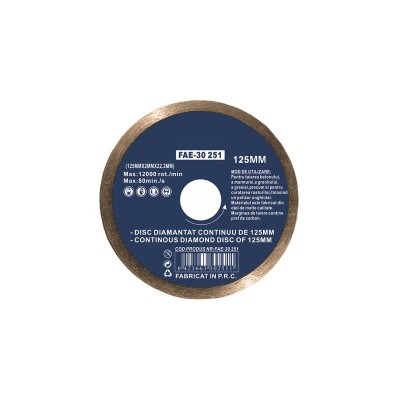 Disc diamantat continuu, 125 mm foto