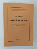Analiza matematica, vol.II, Gh. Siretchi, 1977