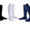 Set 3 perechi de sosete lungi pentru fete Marchare, negru alb albastru, 10-14 ani - OUTLET