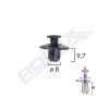 Clipsuri Fixare Mazda Toyota 8x9.7mm Negre - Set 10 Bucati