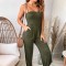 B850-12 Salopeta lunga casual din material lejer elastic