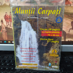 Munții Carpați nr. 23, anul IV, 2000, inclusiv Harta Munții Ciucaș, sigilat, 040