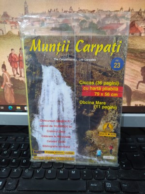 Munții Carpați nr. 23, anul IV, 2000, inclusiv Harta Munții Ciucaș, sigilat, 040 foto