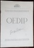 PROGRAM TEATRUL DE OPERA&amp;BALET AL RPR : GEORGE ENESCU/OEDIP 1964(+FLUTURAS 1966)