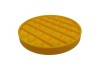 Pop It Jucarie Antistres Galben, 13cm, Silicon, TikTok ideallstore, Fete, 11 ani+