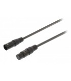 XLR Digital cable XLR 5 Pini tata - XLR 5 Pini mama 3m Gri Sweex