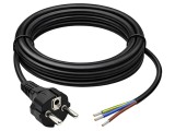 Cablu alimentare 3G0,75mm2 CEE 7/7, 3m, negru - QOLTEC