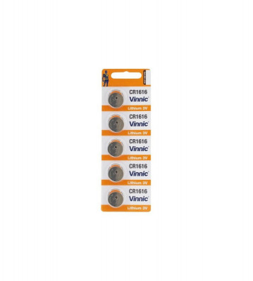 Vinnic CR1616 3v 50mAh baterie plata cu litiu-Conținutul pachetului 1x Blister foto