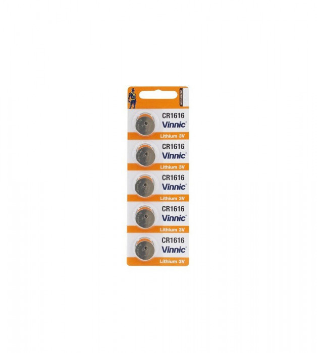 Vinnic CR1616 3v 50mAh baterie plata cu litiu-Conținutul pachetului 1x Blister