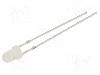 Dioda LED, 3mm, alb rece, 330...500mcd, 1mA, 2,8...3,4V, OPTOSUPPLY - OSW54K3162A-1MA