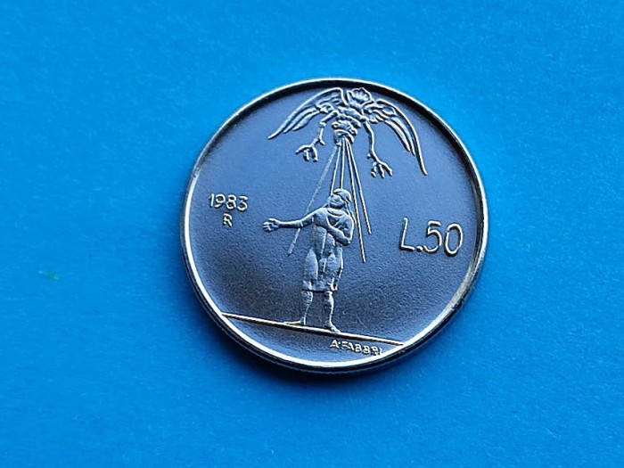 50 Lire 1983 San Marino-UNC-RAR