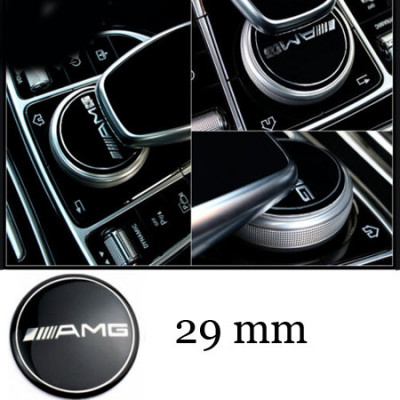 Emblema AMG buton multimedia Mercedes foto