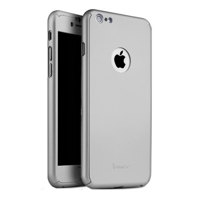 Husa pentru Apple iPhone 8 iPaky Argintiu cu folie de protectie gratis foto