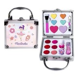 Trusa Cosmetice Copii Martinelia Magic Ballet Mini, 5 Farduri, Ruj, 6 Luciu Buze, Pensula, Aplicator, Accesorii, Testat Dermatologic