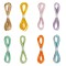 Set șireturi Satinat, 8 Buc, 1.8m, Multicolor, Poliester