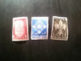 Serie Romania 1936 Jamboreea , 3 valori