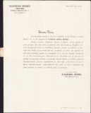 HST A926 Reclamă 1910 croitor Alexandru Negru București circulată poștal