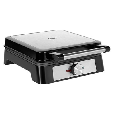 Aparat pentru facut Wafe Teesa, 1600 W, inox, 4 wafe, acoperire antiaderenta foto