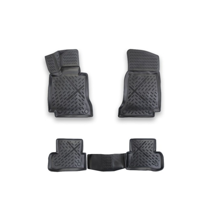 Covoare cauciuc tavita compatibile Mercedes Clasa C W205 2014-2020 Cod: A80-X143