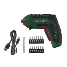 Surubelnita Electrica Parkside PAS D7 Multifunctionala cu Acumulator si accesorii incluse
