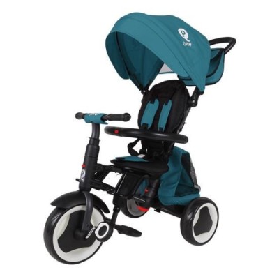 Tricicleta pliabila Qplay Rito+ Turcoaz FitLine Training foto