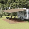 VidaXL Covor pentru cort, gri taupe, 400x800 cm, HDPE 310755