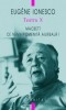 Eugene Ionesco - Teatru X, 2023, Cartier