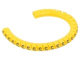 Marcator PVC Galben 2.5-5mm