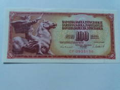 Iugoslavia 100 Dinari 1981-UNC foto