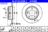 ATE 24.0110-0368.1 Disc frana