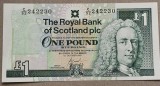 Bancnota Scotia 1 Pound 2001 Royal Bank of Scotland P#351e UNC