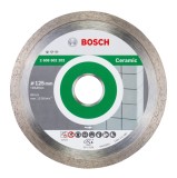 Disc diamantat, continuu, pentru debitare placi ceramice, Bosch Standard for Ceramic, 125 x 22.23 x 1.6 mm
