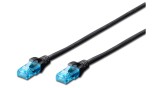 Cumpara ieftin Cablu U UTP Digitus CAT 5e, Rj45, 1m, Negru - RESIGILAT