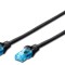Cablu U UTP Digitus CAT 5e, Rj45, 1m, Negru - RESIGILAT